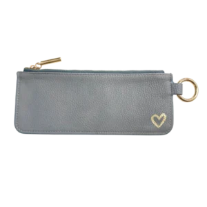 astuccio bustina pelle vegana avio con cuore