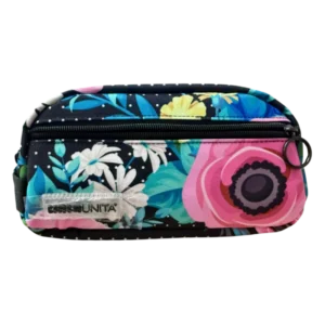 astuccio bauletto a fiori tinta unita
