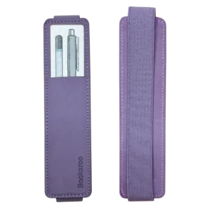 astuccio per taccuino lilla