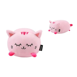 cuscino gatto rosa