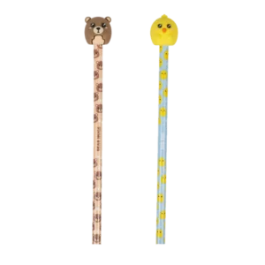 matita orso e matita pulcino