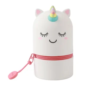 mini astuccio in silicone unicorno