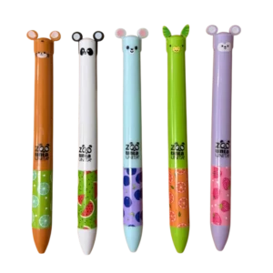 penna 2 colori animali kawaii