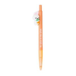penna coniglio con charm e scritta
