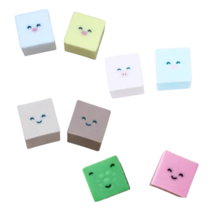 set 2 gomme da cancellare animali