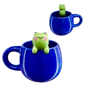 tazza rana con charm