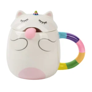 tazza unicorno con lingua