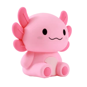 Lampada notturna axolotl in silicone