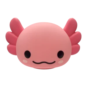 lampada notturna in silicone axolotl