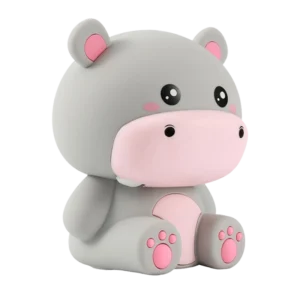 lampada notturna ippopotamo in silicone