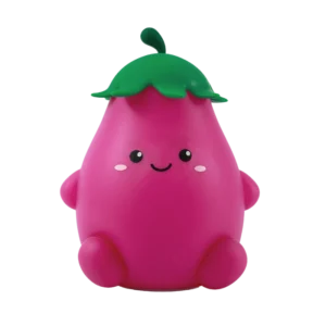 lampada notturna melanzana in silicone