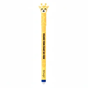 penna cancellabile giraffa con inchiostro blu