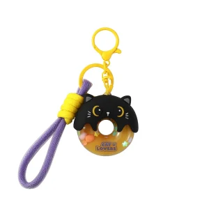 portachiavi gatto nero