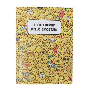 quaderno delle emozioni con emoji