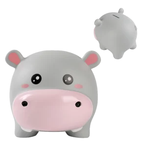salvadanaio ippopotamo