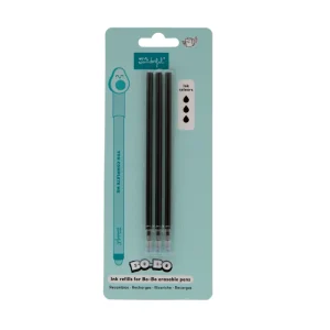 set 3 ricariche nere penne cancellabili mr wonderful