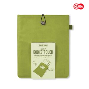 custodia per taccuino e libri verde