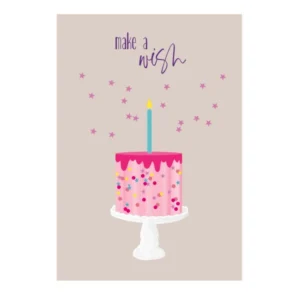 cartolina make a wish