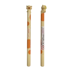 penna cancellabile capibara con inchiostro arancio