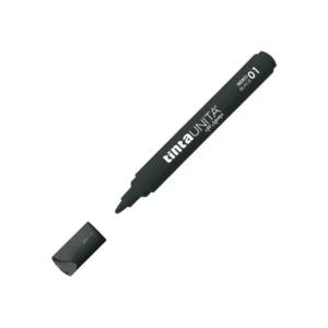 pennarello acrilico nero 01 tinta unita