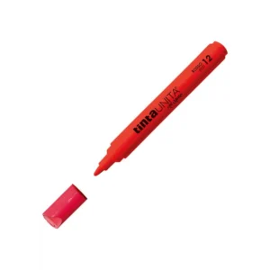 pennarello acrilico rosso 12 tinta unita