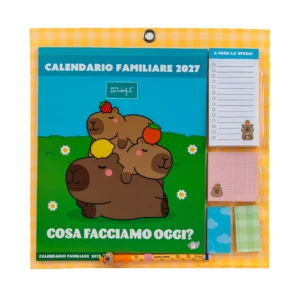 calendario 2027 familiare capibara cosa facciamo oggi