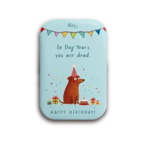 magnete cane happy birthday