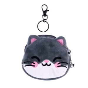 portamonete gatto con portachiavi e mini quaderno