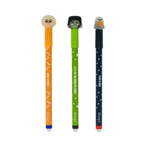 set 3 penne cancellabili glow in the dark