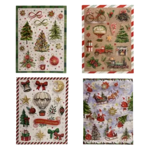 stickers di natale 3d
